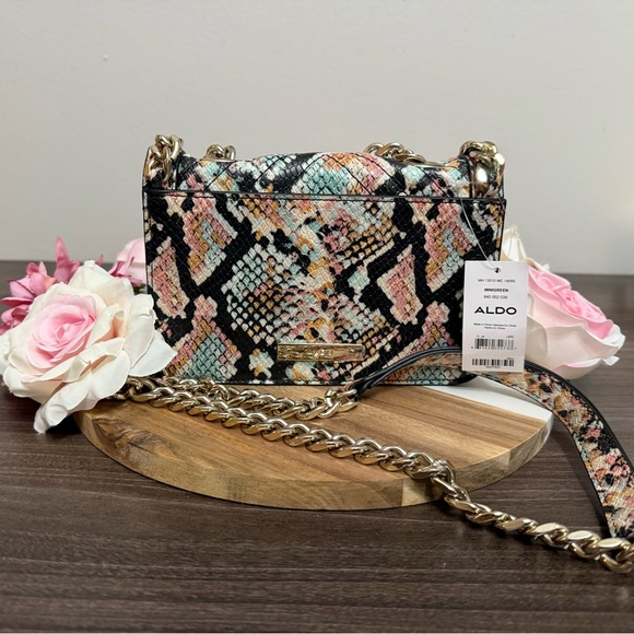 ALDO - Mini Green Crossbody Bag - Small Faux Leather Purse - NWT - Picture 4 of 6